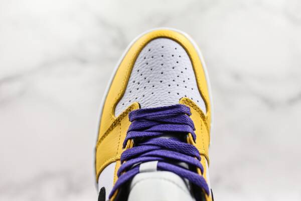 Air Jordan 1 Mid Lakers - Imagem 8