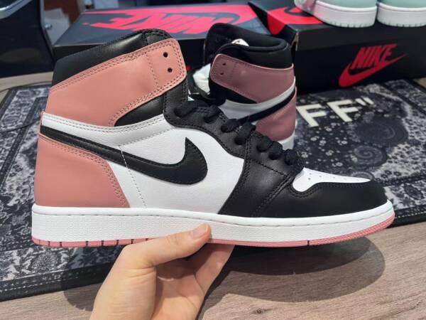Nike Air Jordan 1 Retro High Rust Pink - Imagem 6