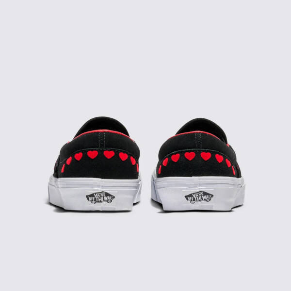 Tênis Vans Slip-On Hearts Black Red - Imagem 4