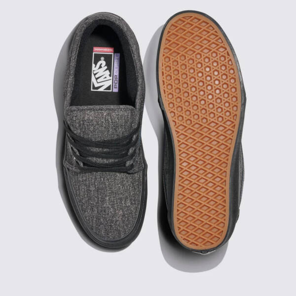 Tênis Vans Chukka Low Sidestripe Skate Denim Charcoal Black - Imagem 3