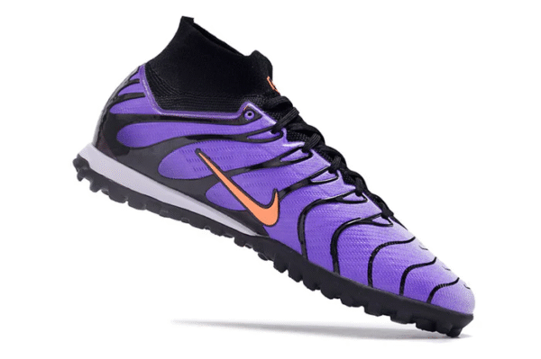 NIKE Air zoom Mercurial Superfly 9 Elite TF Purple "Air max Tn" Society - Imagem 4