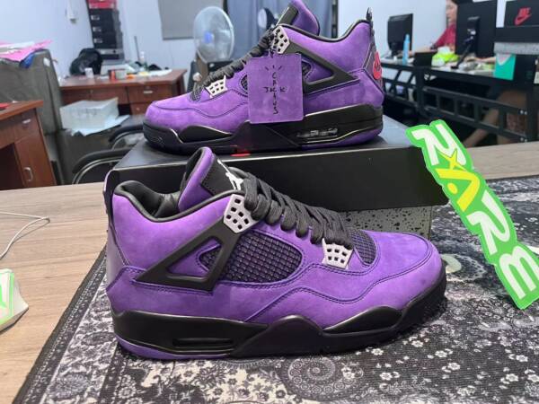 Nike Air Jordan 4 Retro "Purple" - Imagem 3