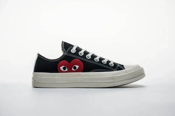 Converse Chuck Taylor All Star 70s Ox Comme des Garçons Play Black - Imagem 2