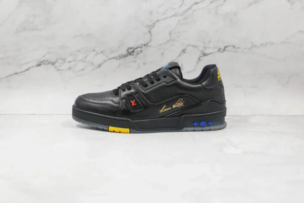 Louis Vuitton Trainer Black Signature - Imagem 2