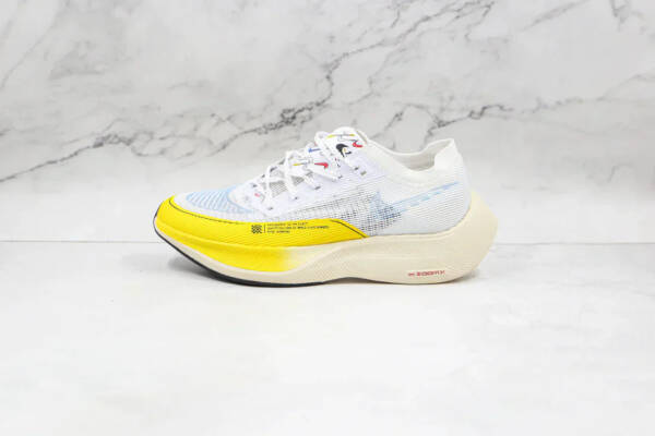 Nike ZoomX Vaporfly Next% 2 White Yellow Strike - Imagem 2