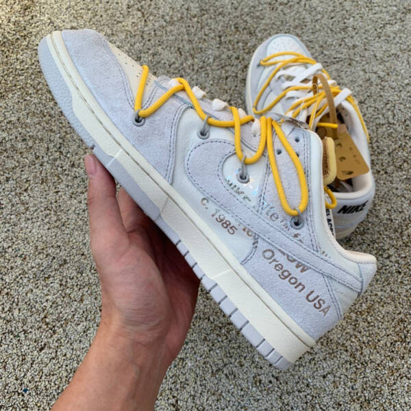 Off-White x Dunk Low light gray - Imagem 5