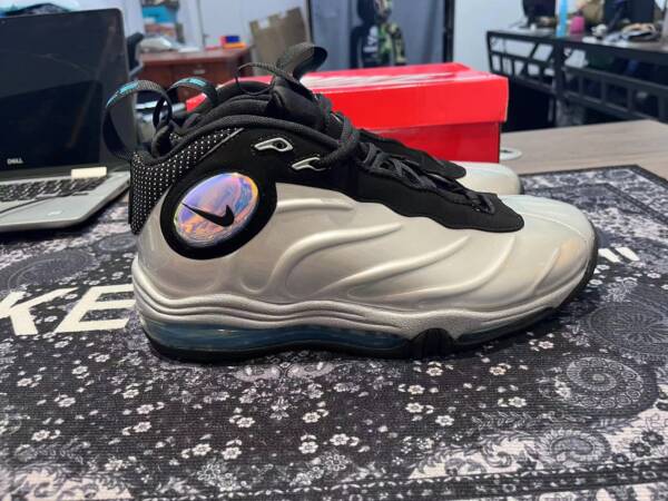Nike Total Air Foamposite Max Metallic Silver - Imagem 4
