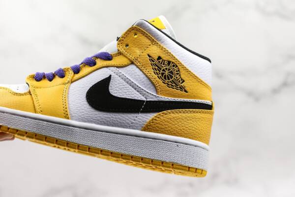 Air Jordan 1 Mid Lakers - Imagem 9