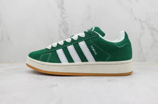Adidas Campus 00s Dark Green Cloud White - Imagem 2
