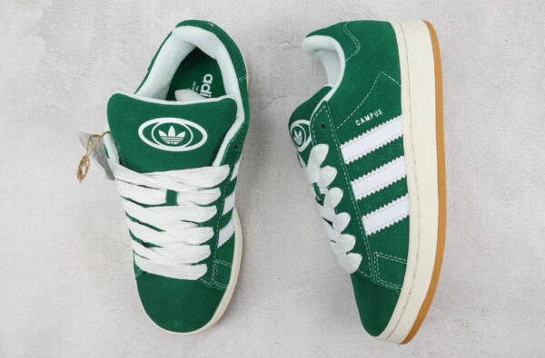 Adidas Campus 00s Dark Green Cloud White - Imagem 6