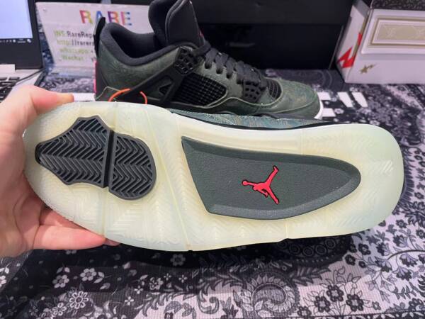 Air Jordan 4 Green Laser - Imagem 7