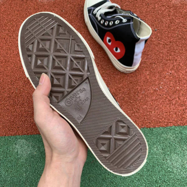 Converse Chuck Taylor All Star 70 HiComme des Garçons Play Black - Imagem 6