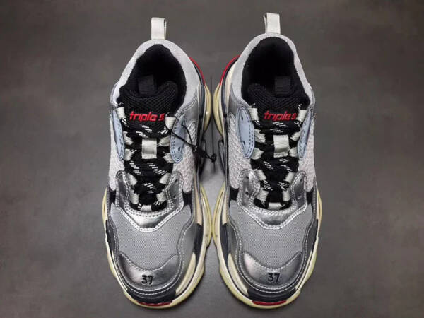 Balenciaga Triple S Silver Black 2019 - Imagem 4