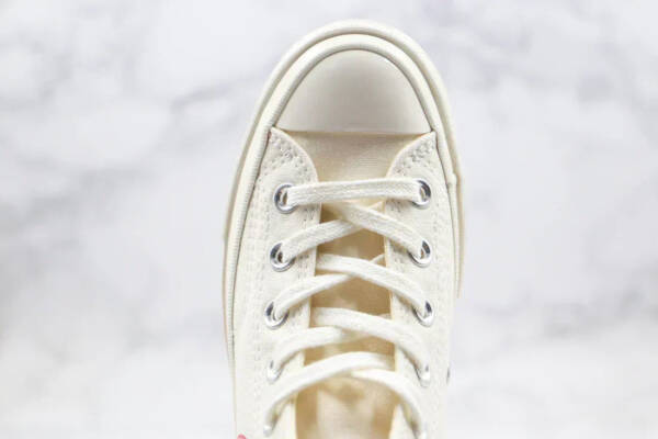 Converse Chuck Taylor All Star 70 Hi Comme des Garçons Play White - Imagem 3