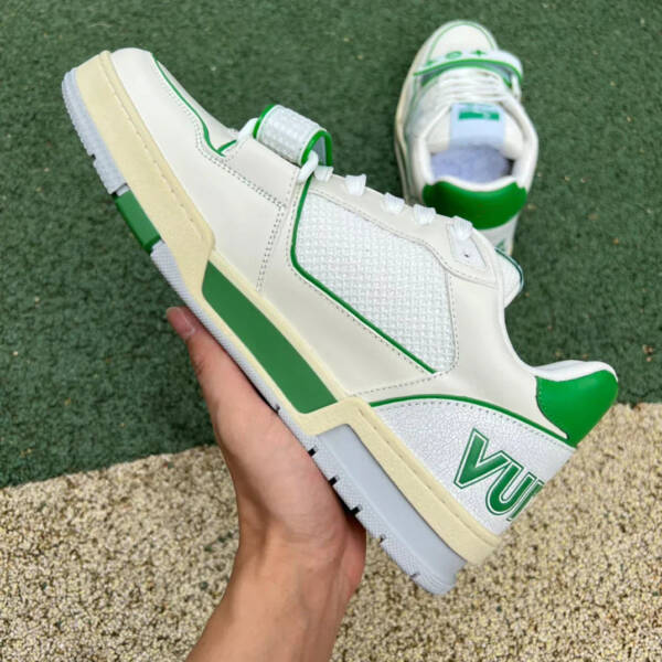 Louis Vuitton Trainer Green Mesh - Imagem 4