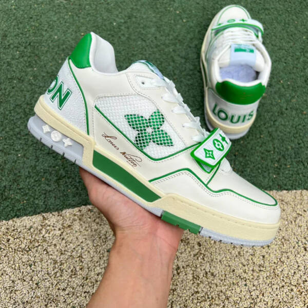Louis Vuitton Trainer Green Mesh - Imagem 2