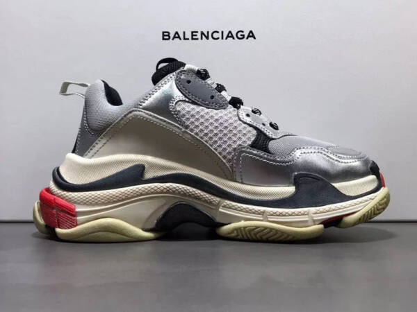 Balenciaga Triple S Silver Black 2019 - Imagem 3