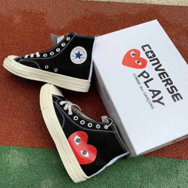 Converse Chuck Taylor All Star 70 HiComme des Garçons Play Black - Imagem 7