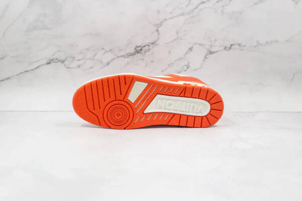 Louis Vuitton Trainer Monogram Denim Orange - Imagem 4