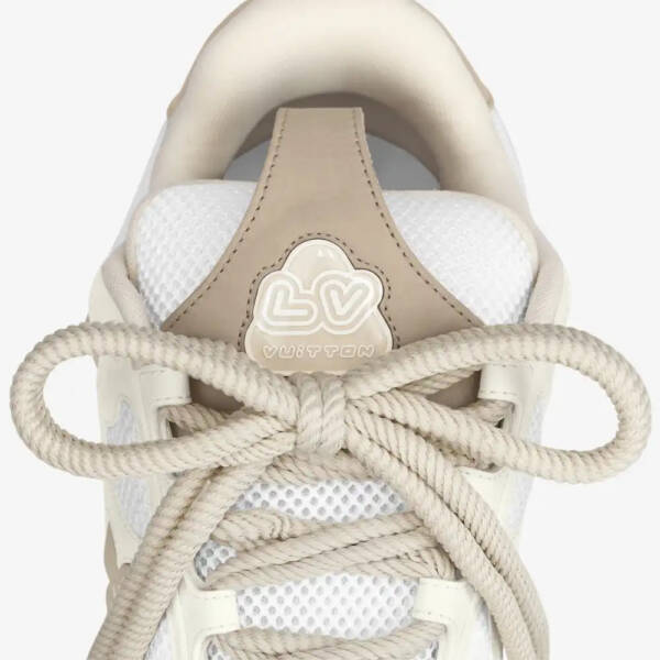 Louis Vuitton LV Skate Sneaker Beige White - Imagem 4