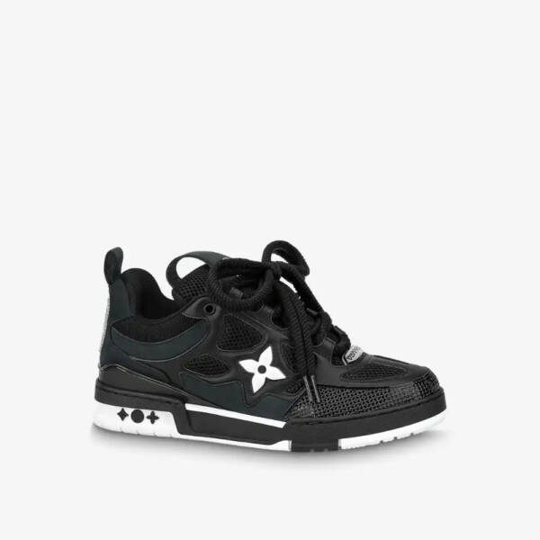 Louis Vuitton LV Skate Sneaker Black White - Imagem 2