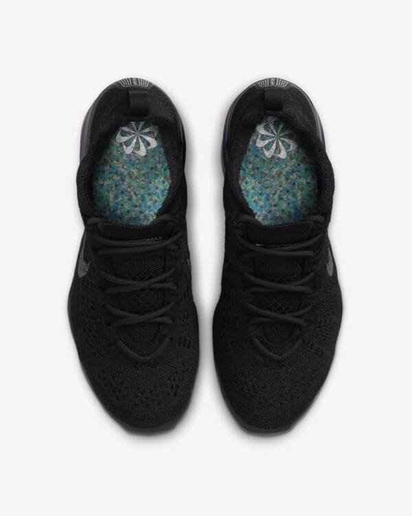 Nike Air VaporMax 2023 Flyknit Black/Metallic - Imagem 3