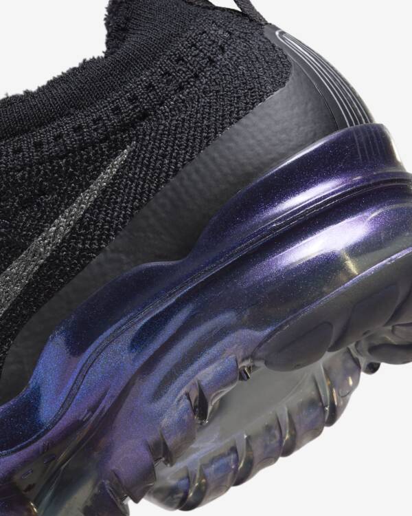 Nike Air VaporMax 2023 Flyknit Black/Metallic - Imagem 7