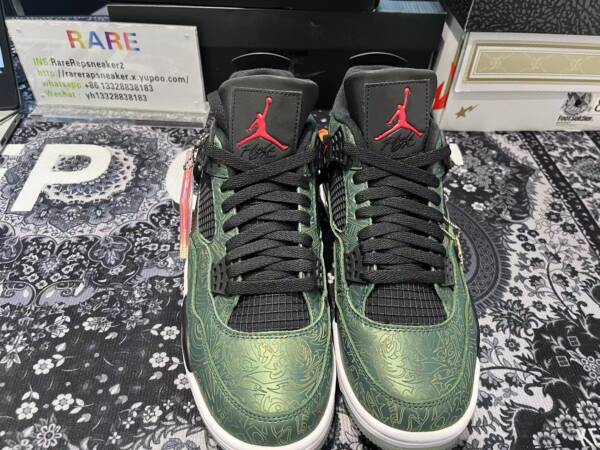 Air Jordan 4 Green Laser - Imagem 8