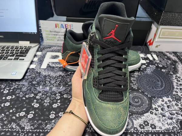Air Jordan 4 Green Laser - Imagem 3