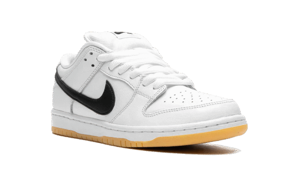 Nike SB Dunk Low Orange White Label Black - Imagem 5