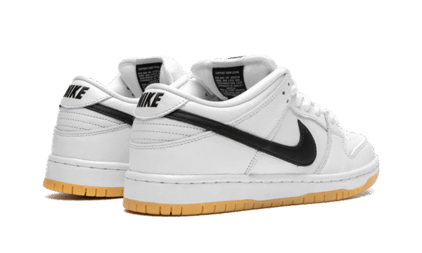 Nike SB Dunk Low Orange White Label Black - Imagem 3