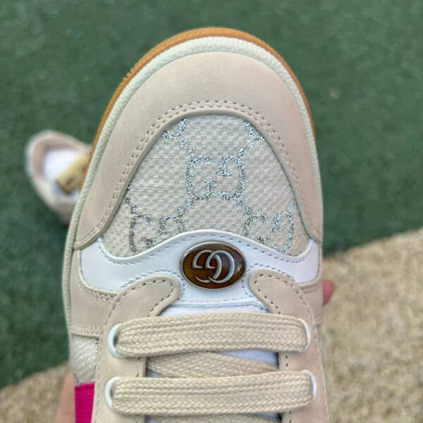Gucci Screener Cream Leather - Imagem 6