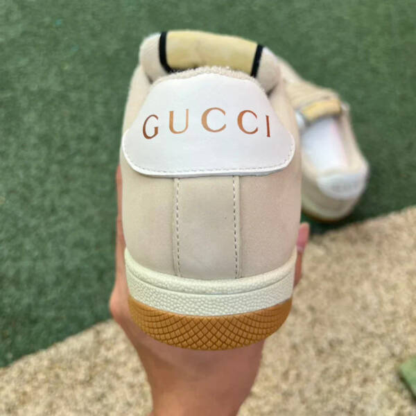 Gucci Screener Cream Leather - Imagem 5
