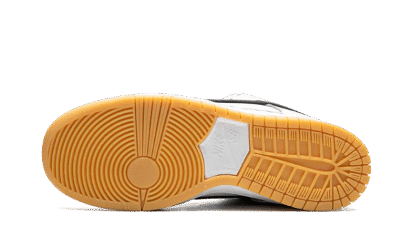 Nike SB Dunk Low Orange White Label Black - Imagem 6