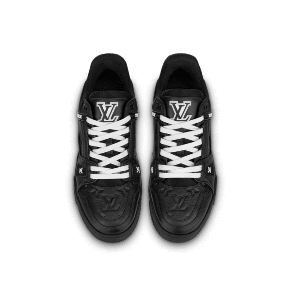 Louis Vuitton Trainer Black Embossed Monogram - Imagem 3