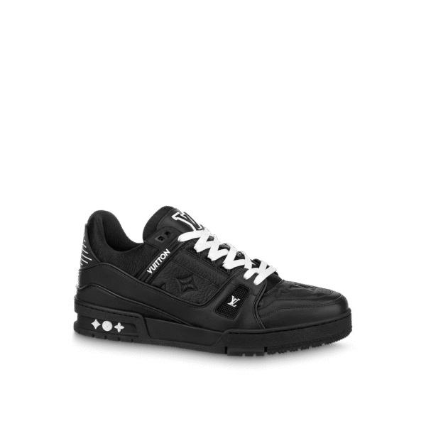 Louis Vuitton Trainer Black Embossed Monogram - Imagem 2