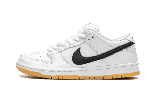 Nike SB Dunk Low Orange White Label Black - Imagem 7