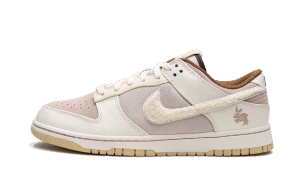 Nike Dunk Low Retro PRM Year of the Rabbit Fossil Stone (2023) - Imagem 7